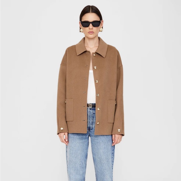 COPY - Anine Bing Luca Jacket in Camel, Small - Picture 5 of 6
